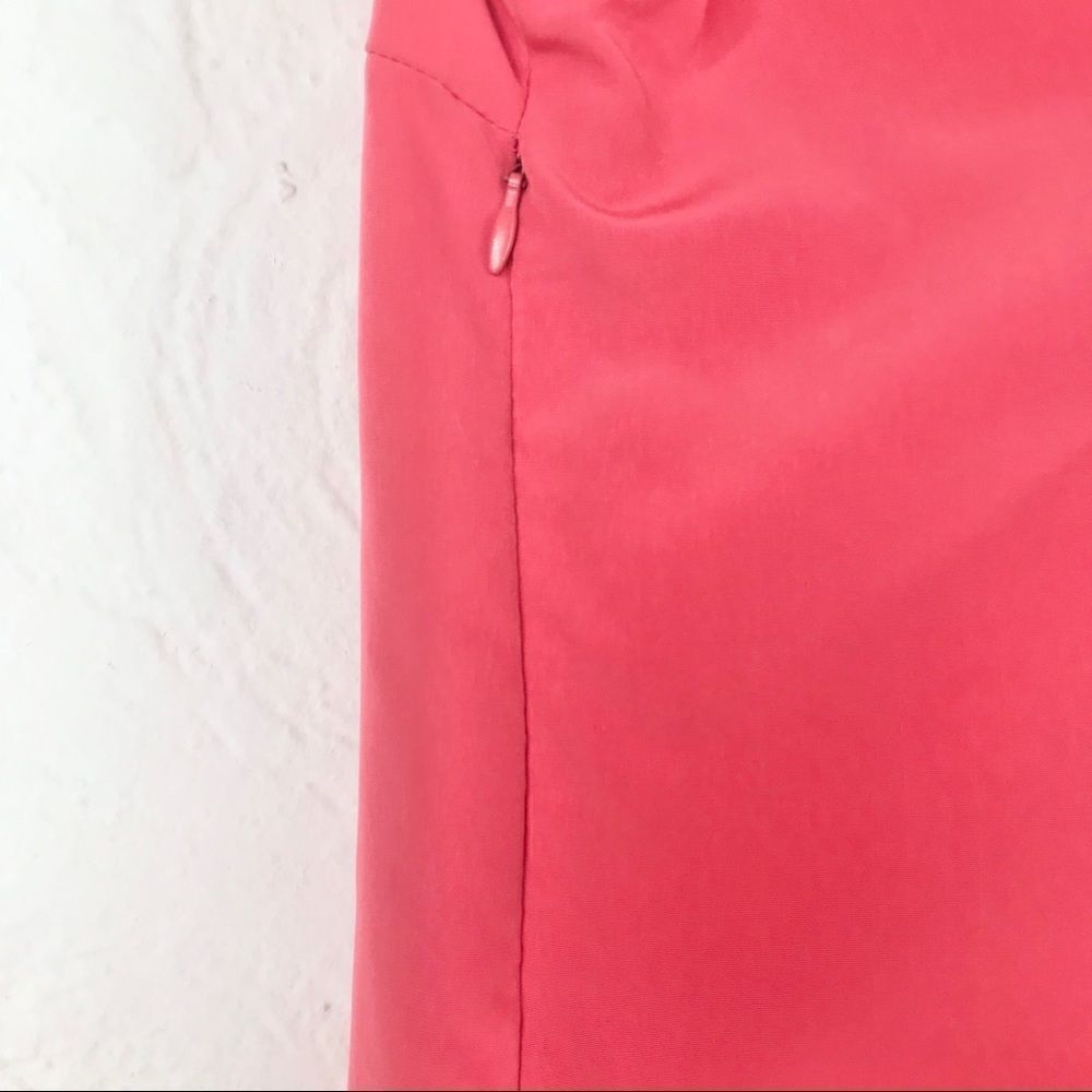 Zara Basic Pink String Back Sleeveless Shift Dress - Picture 4 of 10